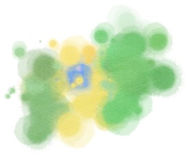 创意水彩抽象艺术画水彩晕染