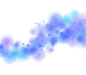 创意水彩抽象艺术画水彩晕染