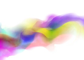 创意水彩抽象艺术画水彩晕染