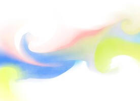 创意水彩抽象艺术画水彩晕染