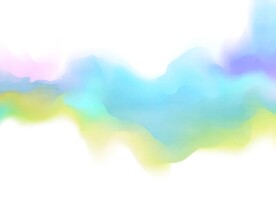 创意水彩抽象艺术画水彩晕染
