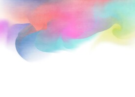 创意水彩抽象艺术画水彩晕染