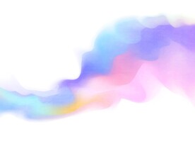 创意水彩抽象艺术画水彩晕染