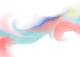 创意水彩抽象艺术画水彩晕染