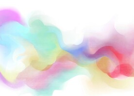 创意水彩抽象艺术画水彩晕染
