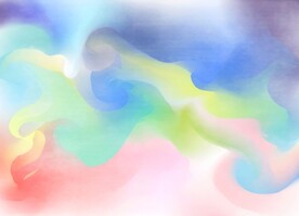 创意水彩抽象艺术画水彩晕染