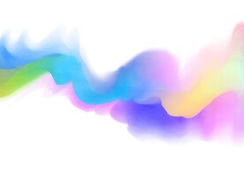 创意水彩抽象艺术画水彩晕染