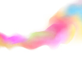 创意水彩抽象艺术画水彩晕染