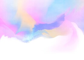 创意水彩抽象艺术画水彩晕染
