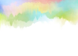 创意水彩抽象艺术画水彩晕染
