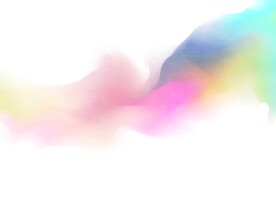 创意水彩抽象艺术画水彩晕染