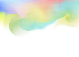 创意水彩抽象艺术画水彩晕染