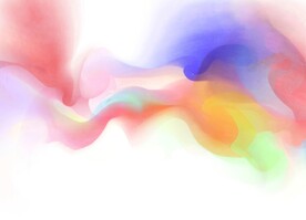 创意水彩抽象艺术画水彩晕染