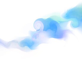 创意水彩抽象艺术画水彩晕染
