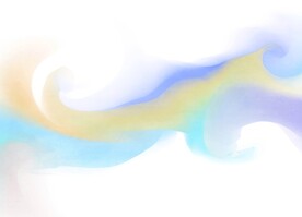 创意水彩抽象艺术画水彩晕染