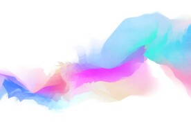 创意水彩抽象艺术画水彩晕染