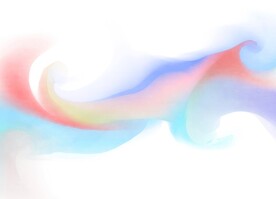 创意水彩抽象艺术画水彩晕染