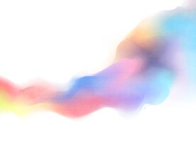 创意水彩抽象艺术画水彩晕染