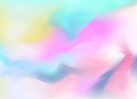 创意水彩抽象艺术画水彩晕染
