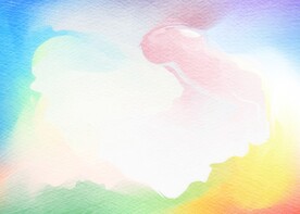 创意水彩抽象艺术画水彩晕染