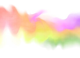 创意水彩抽象艺术画水彩晕染