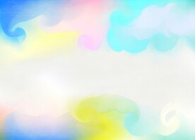 创意水彩抽象艺术画水彩晕染