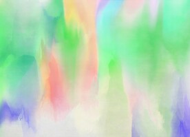 创意水彩抽象艺术画水彩晕染