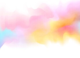 创意水彩抽象艺术画水彩晕染