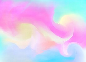 创意水彩抽象艺术画水彩晕染