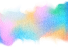 创意水彩抽象艺术画水彩晕染