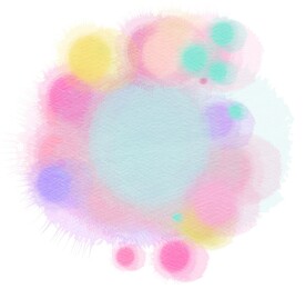 创意水彩抽象艺术画水彩晕染
