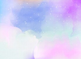 创意水彩抽象艺术画水彩晕染