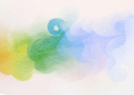创意水彩抽象艺术画水彩晕染