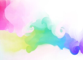 创意水彩抽象艺术画水彩晕染