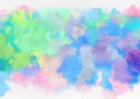 创意水彩抽象艺术画水彩晕染