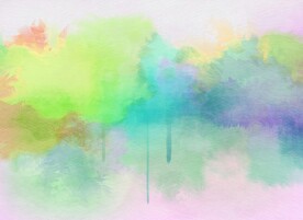 创意水彩抽象艺术画水彩晕染