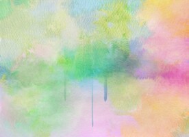 创意水彩抽象艺术画水彩晕染
