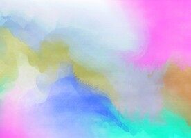 创意水彩抽象艺术画水彩晕染