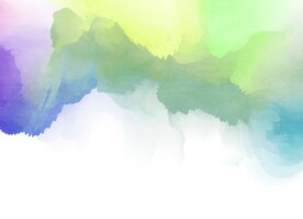 创意水彩抽象艺术画水彩晕染