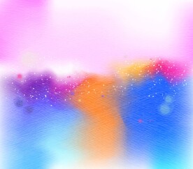 创意水彩抽象艺术画水彩晕染