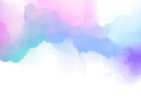 创意水彩抽象艺术画水彩晕染