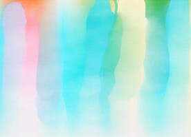 创意水彩抽象艺术画水彩晕染