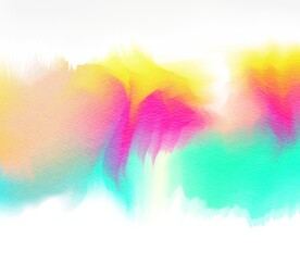 创意水彩抽象艺术画水彩晕染