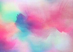 创意水彩抽象艺术画水彩晕染