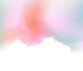 创意水彩抽象艺术画水彩晕染