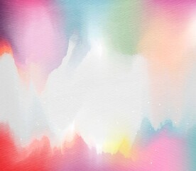创意水彩抽象艺术画水彩晕染