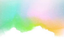 创意水彩抽象艺术画水彩晕染