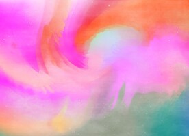 创意水彩抽象艺术画水彩晕染
