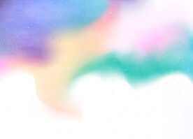 创意水彩抽象艺术画水彩晕染