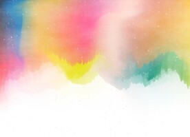 创意水彩抽象艺术画水彩晕染